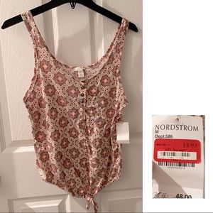 hinge Octogon pattern 3-button knot tank